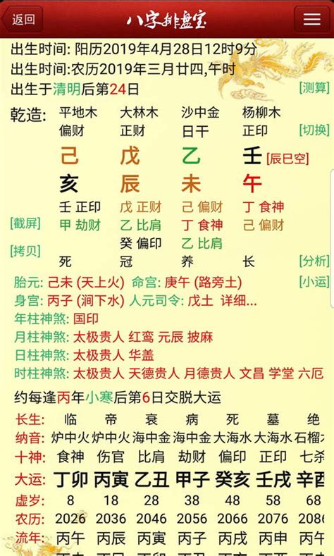 八字免费排盘|靈匣網生辰八字線上排盤系統